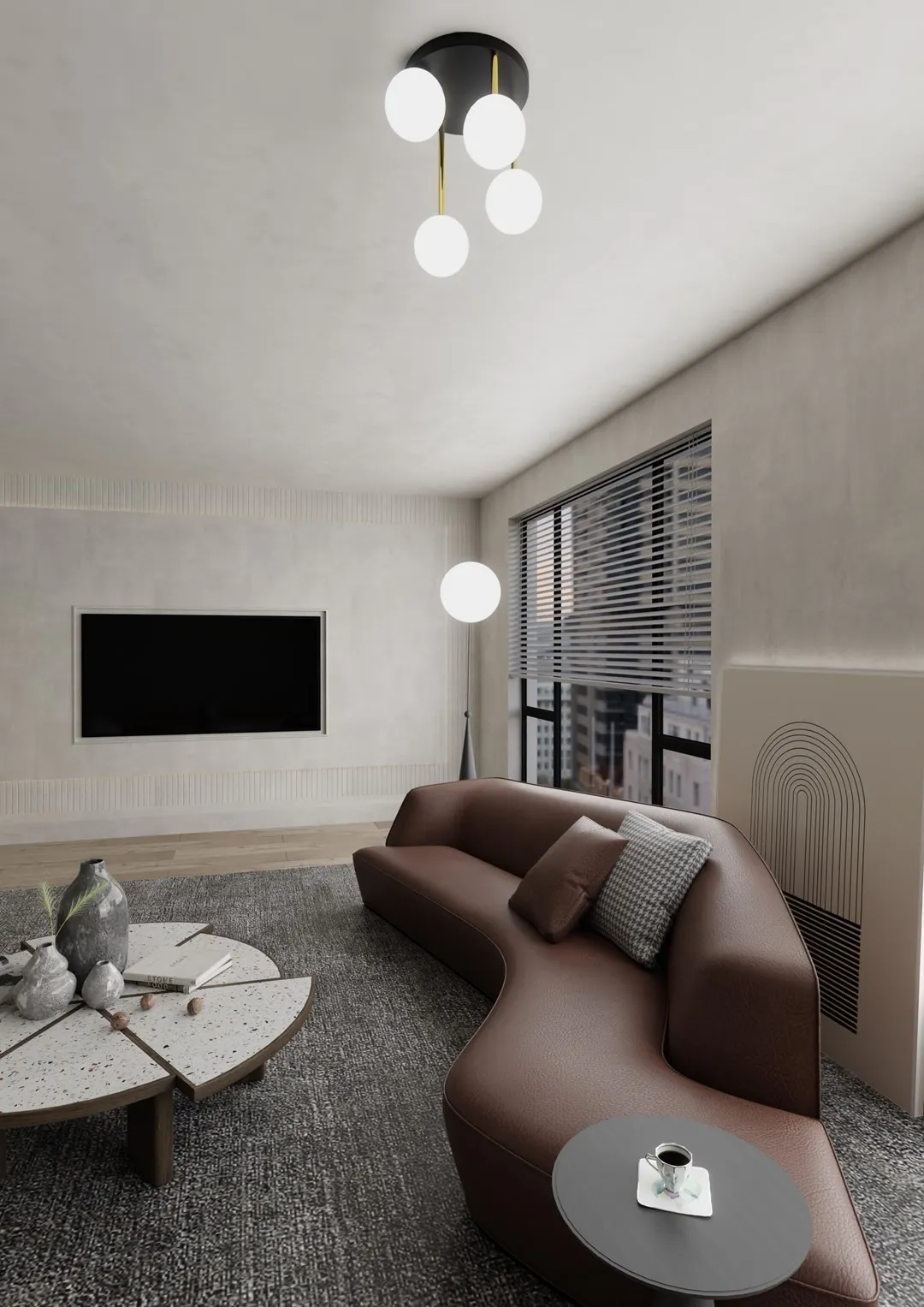 Lampa sufitowa DOLCE Czarny,Złoty 1260/4 - 1260/4