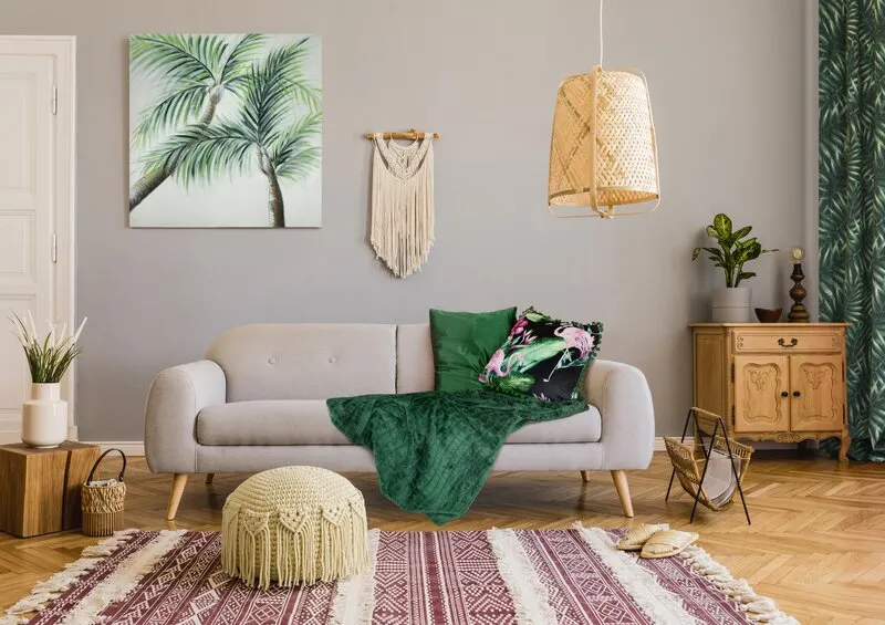 KOC w cegiełkę D91 CINDY2 170X210 cm Popielaty — zdjęcie 12