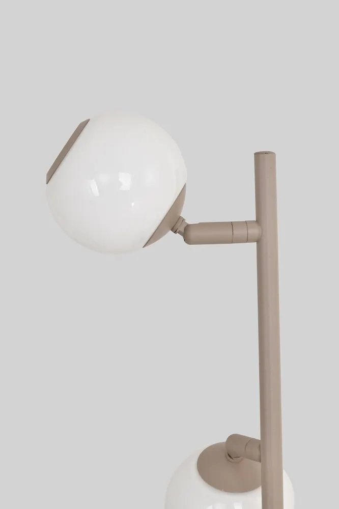 Lampa podłogowa LUBERON piątka LED kaszmirowa — zdjęcie 5