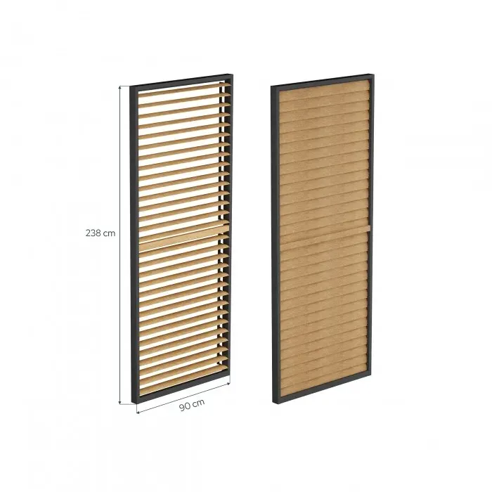 Panel żaluzjowy (R) LUXE 90x238cm do 3m efekt drewna - MI_5905610254247
