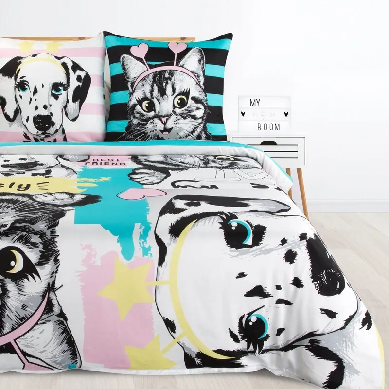 POŚCIEL BAWEŁNIANA D91 KID 15 140 X 200 CM BIAŁY POŚCIEL BAWEŁNIANA D91 KID 15 140 X 200 CM BIAŁY