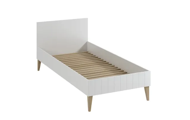 Łóżko z zagłówkiem CUBE 90x200 białe Meble, Budynek, Dom, Mieszkanie, Schody