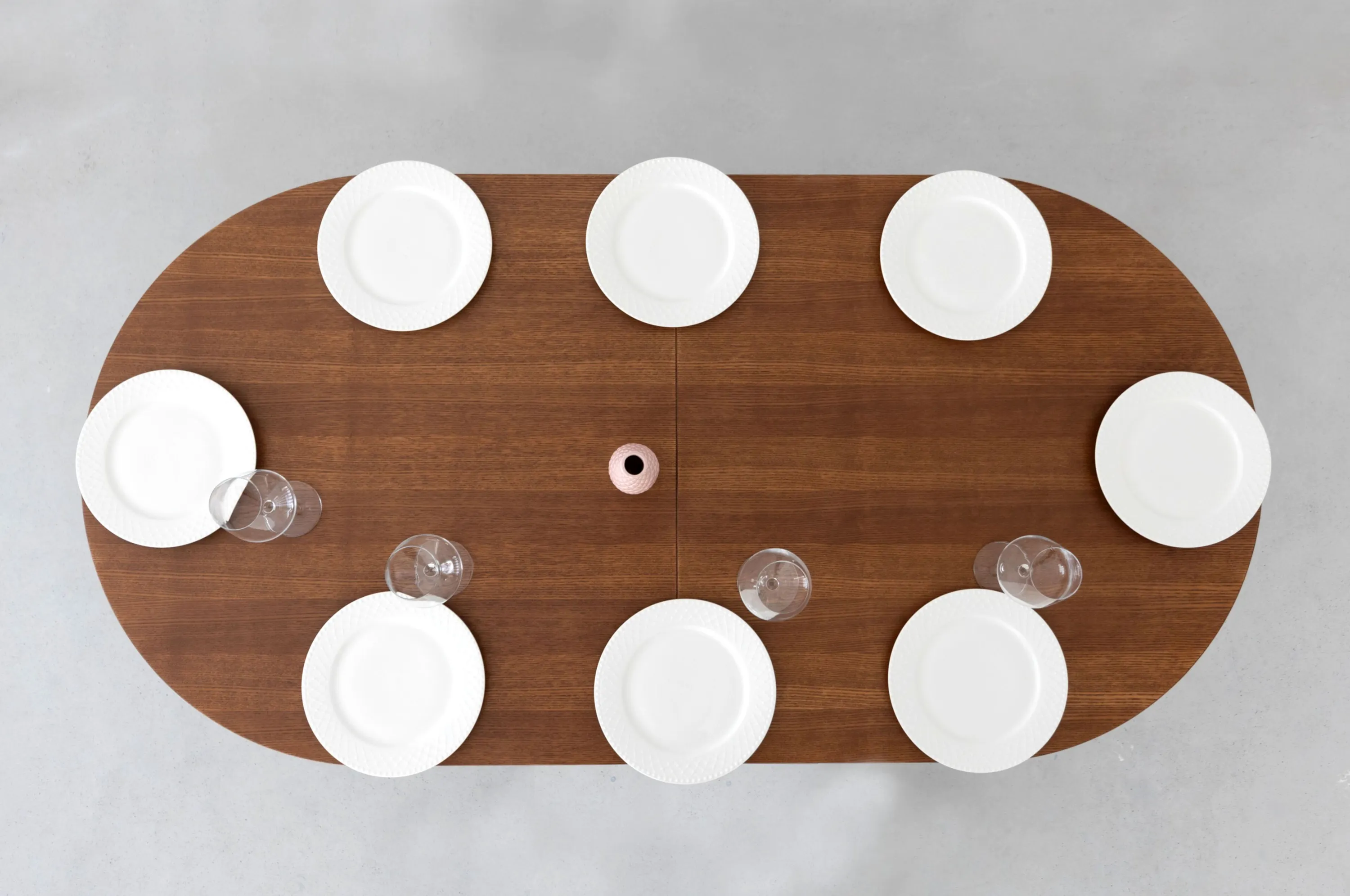 Stół owalny JUUBI 180x90cm jesion naturalny - TJUO_ASH