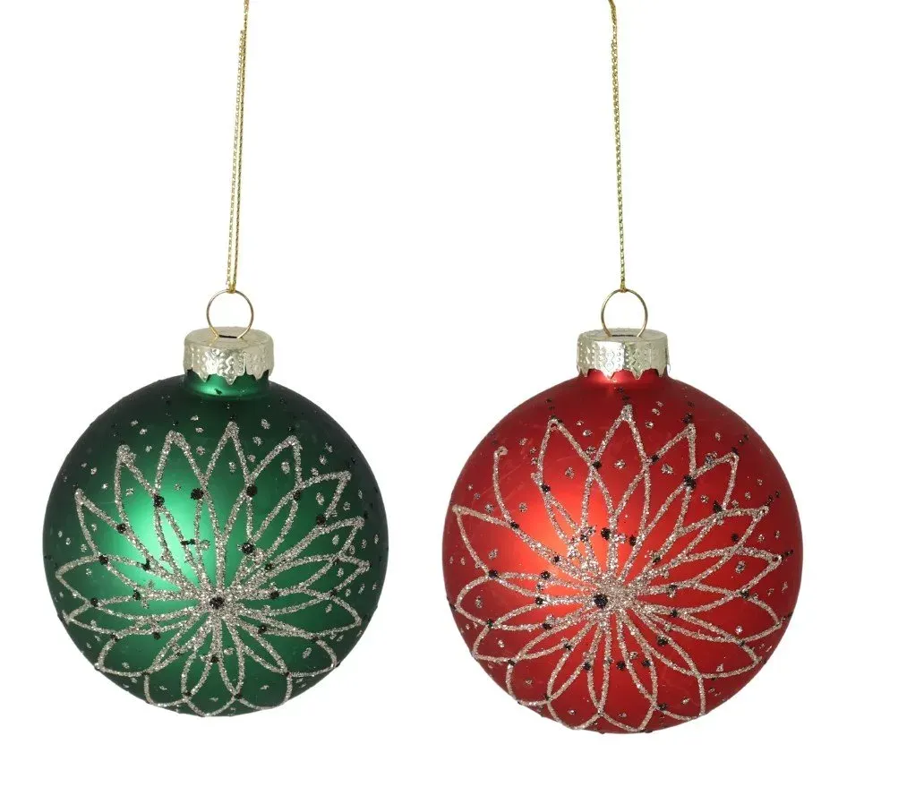 Bombki szklane 12 sztuk brokat wielokolorowe Bombki szklane 12 sztuk brokat wielokolorowe