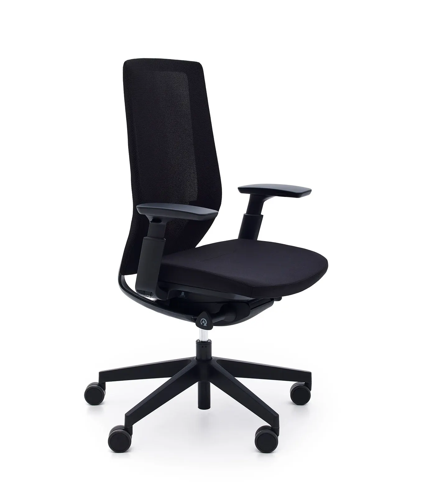 Fotel obrotowy AccisPro Regulacja podparcia, Funkcja ruchu siedziska, Czarny Fotel obrotowy AccisPro Regulacja podparcia, Funkcja ruchu siedziska, Czarny