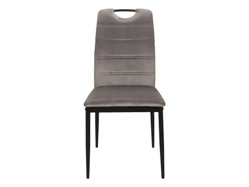 KRZESŁO RIP VELVET CZARNY STELAŻ/SZARY BLUVEL14 SIGNAL - RIPVCSZ