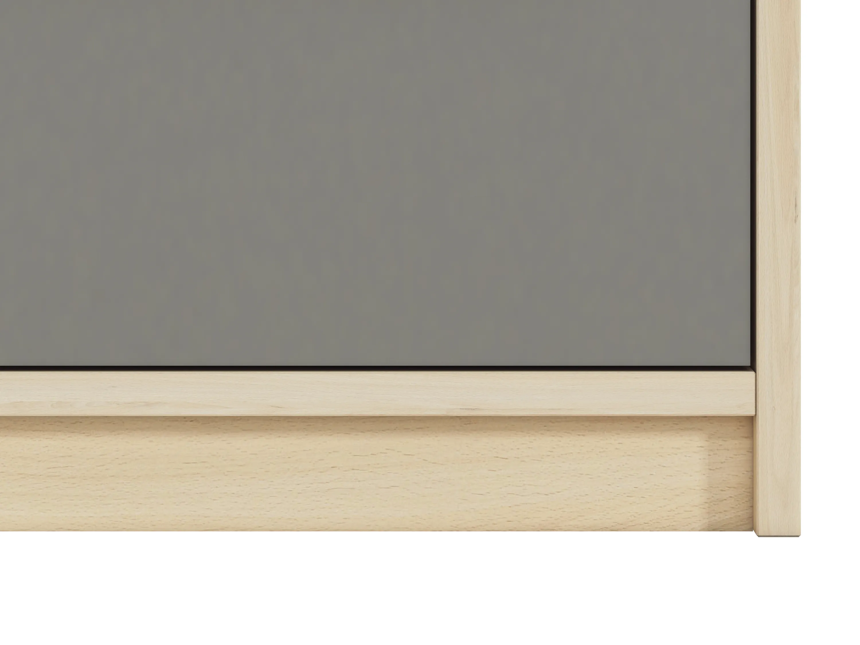 Regał z 2 szufladami DROP 05 buk fjord, biały, szary - 1DROP0501-001