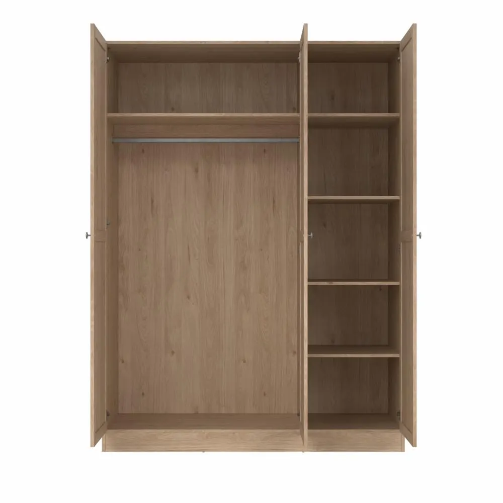 Szafa 3-drzwiowa BILLUND 147 cm Jackson Hickory - TV_68052HLHL