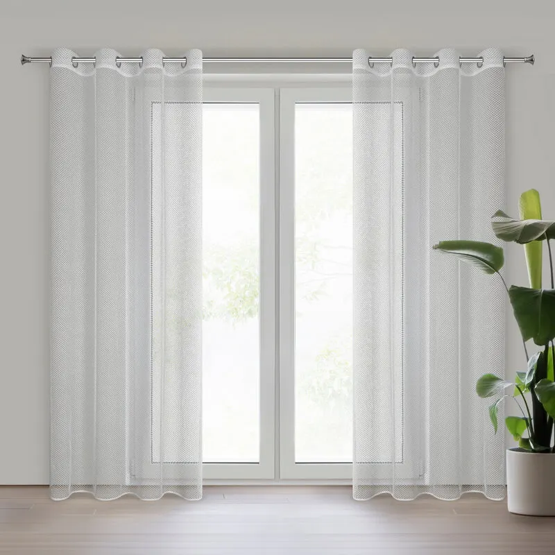 FIRANA GOTOWA ABI 140 X 250 CM BIAŁY FIRANA GOTOWA ABI 140 X 250 CM BIAŁY