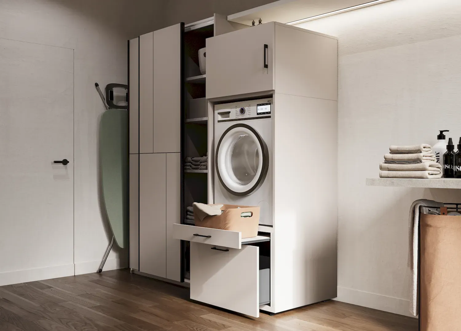 Nadstawka do zabudowy AZA 1-drzwiowa biały