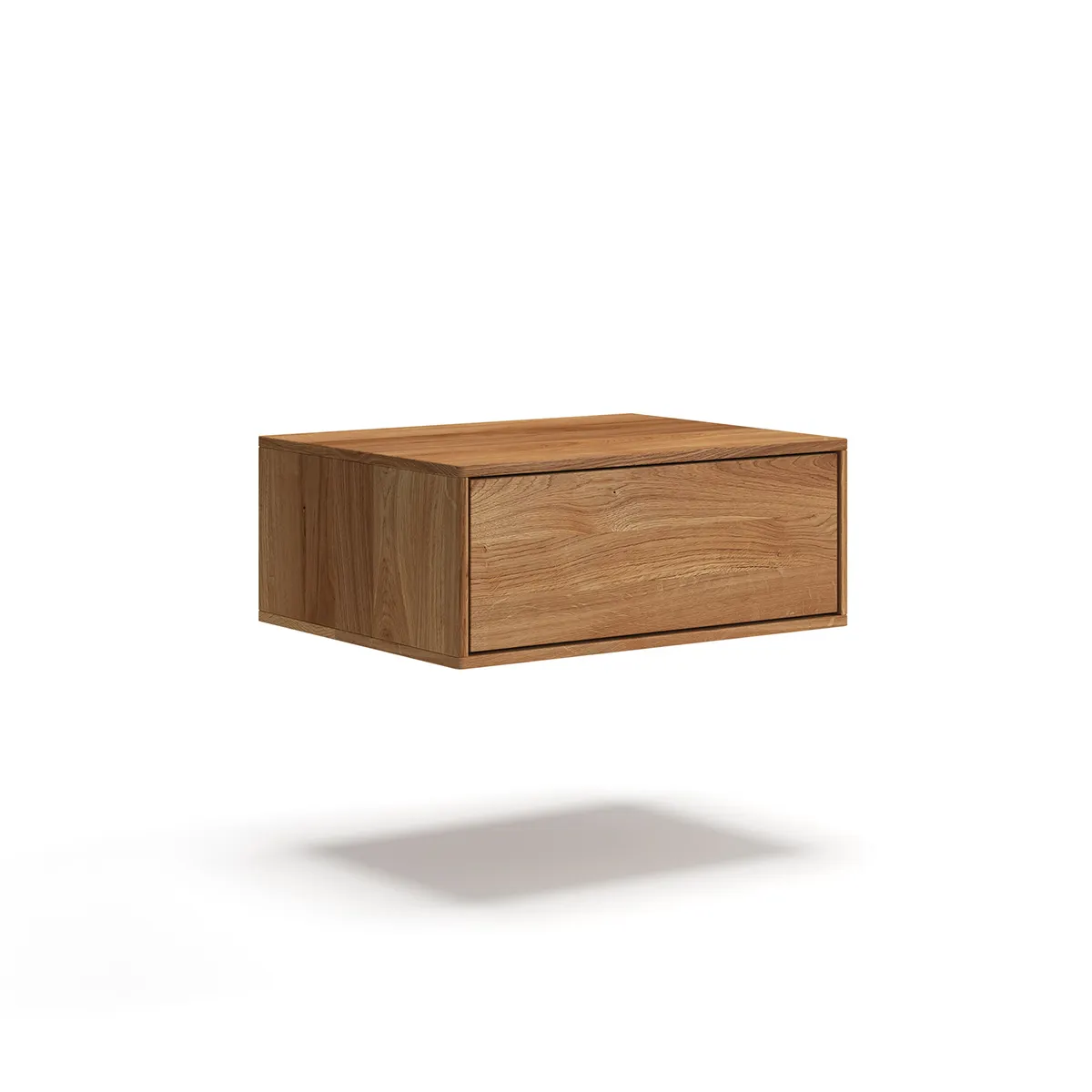 Szafka nocna dębowa wisząca z 1 szufladą SORA Dębowy Sen dąb olejowany