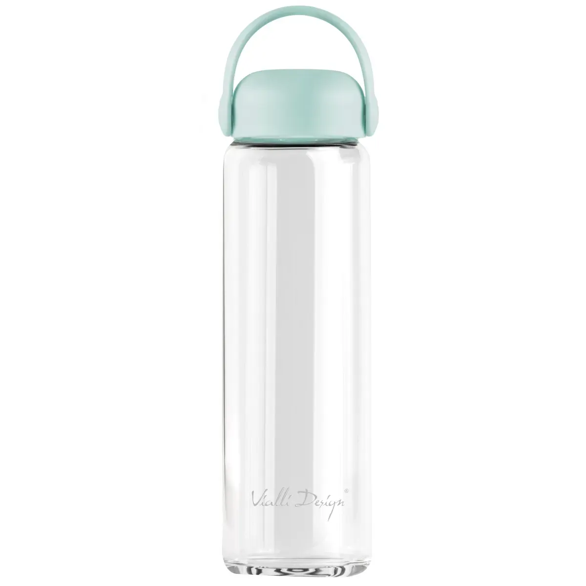 Butelka szklana na wodę FUORI 540 ml miętowa - KU_5901638730251