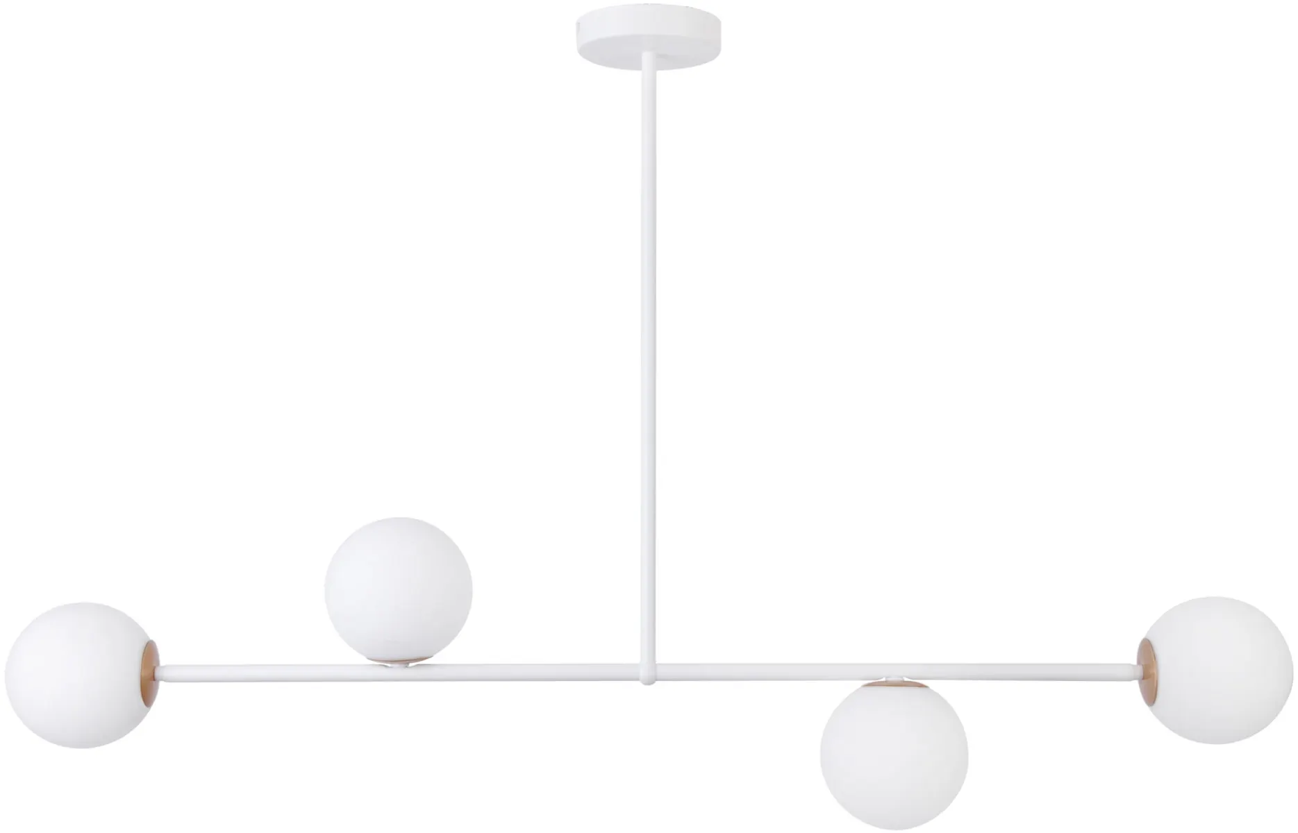 Lampa wisząca GAMA 4 biała