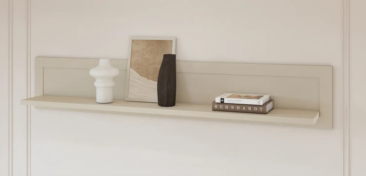 Półka ścienna EVORA WM 177cm beż jasny dąb dunin - 24D1JU02