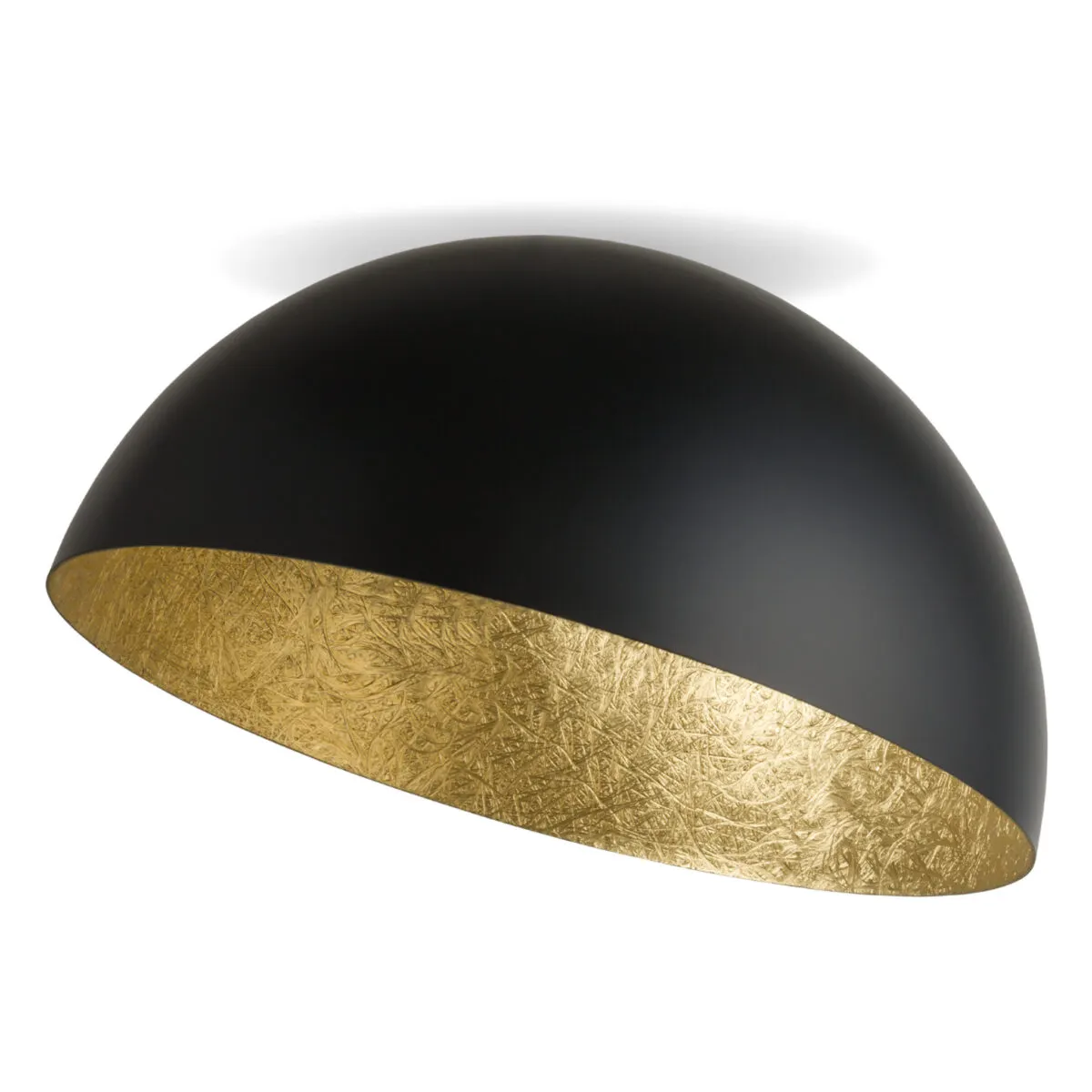 Plafon SFERA 35 czarno-złoty