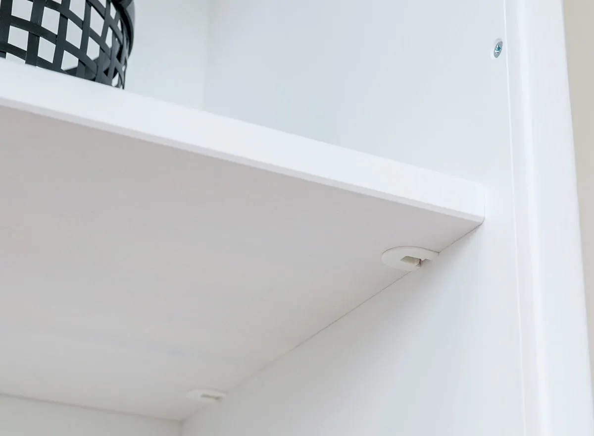 Regał sosnowy Toskania Biały - PL2050B