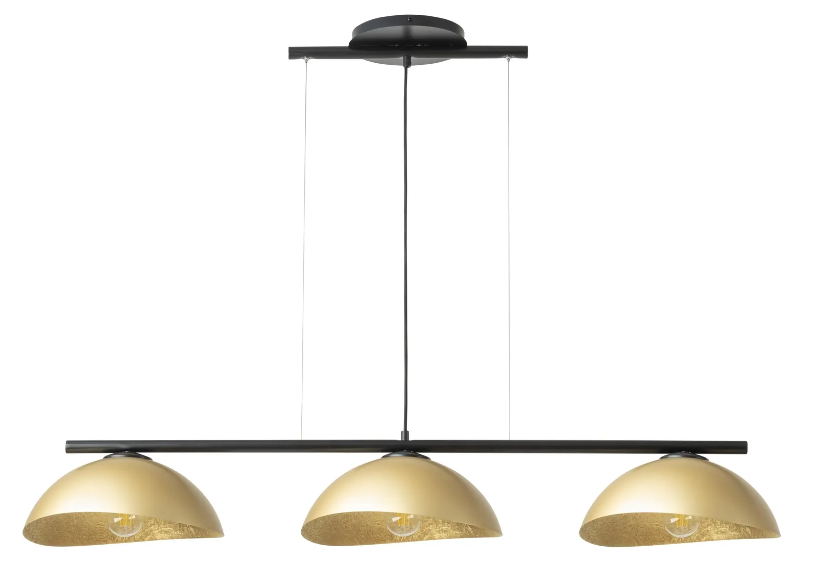 Lampa wisząca SOLAR 3 S czarno-złota