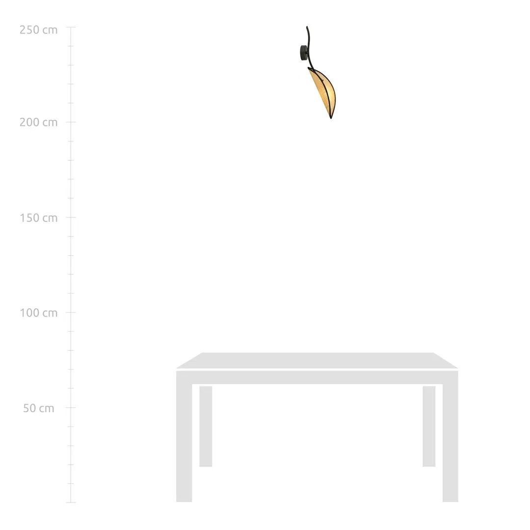 Kinkiet LOTUS Czarny 1108/K1 - 1108/K1