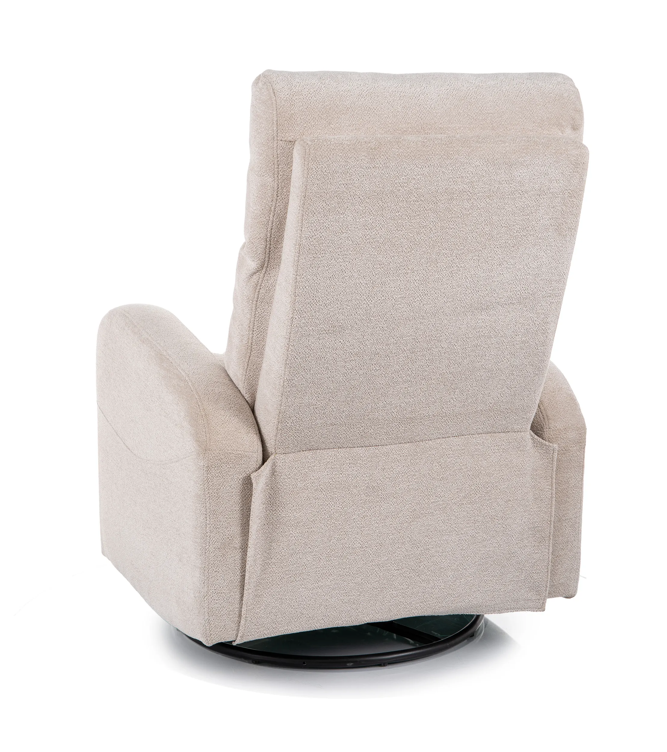 Fotel rozkładany obrotowy OLIMP RAVEN funkcja kołysania beżowy - OLIMPRABE24