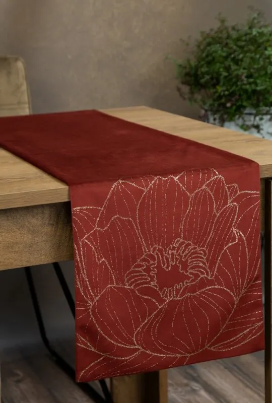 OBRUS BLINK 13 35 X 140 CM CEGLASTY OBRUS BLINK 13 35 X 140 CM CEGLASTY