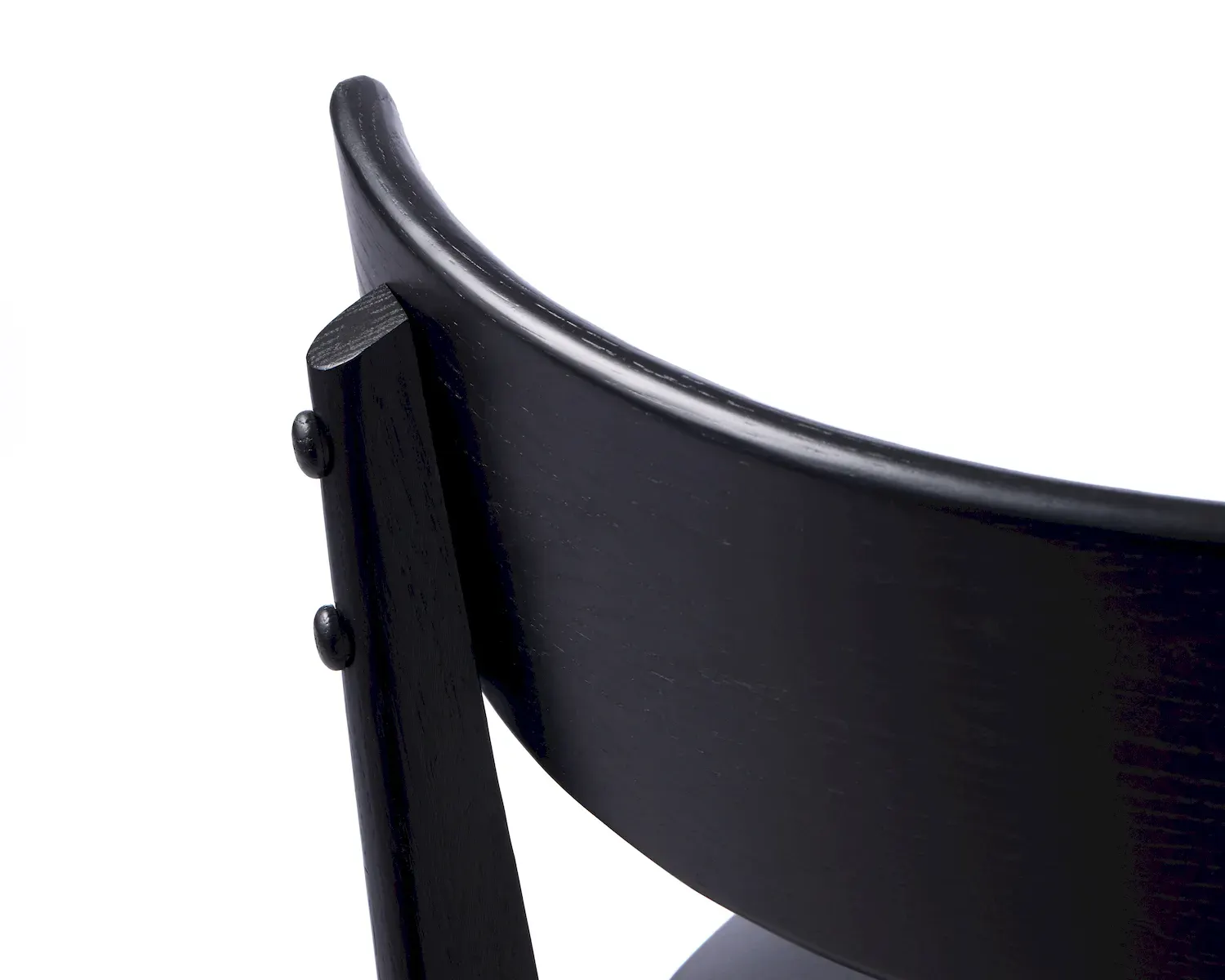 Krzesło drewniane PERO ekoskóra czarne - UN_26881642