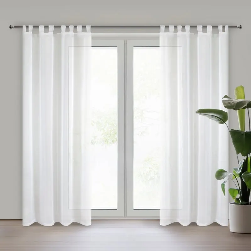 FIRANA GOTOWA LUCY NA SZELKACH 140X250 CM BIAŁY FIRANA GOTOWA LUCY NA SZELKACH 140X250 CM BIAŁY