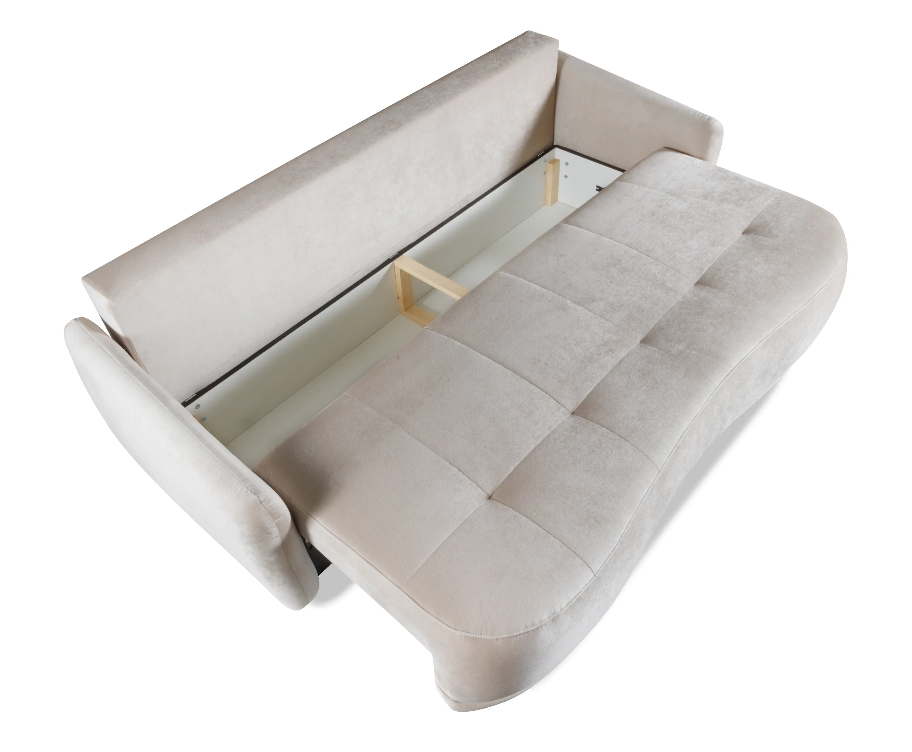 Sofa z funkcją spania Forno Paros 2 beżowa