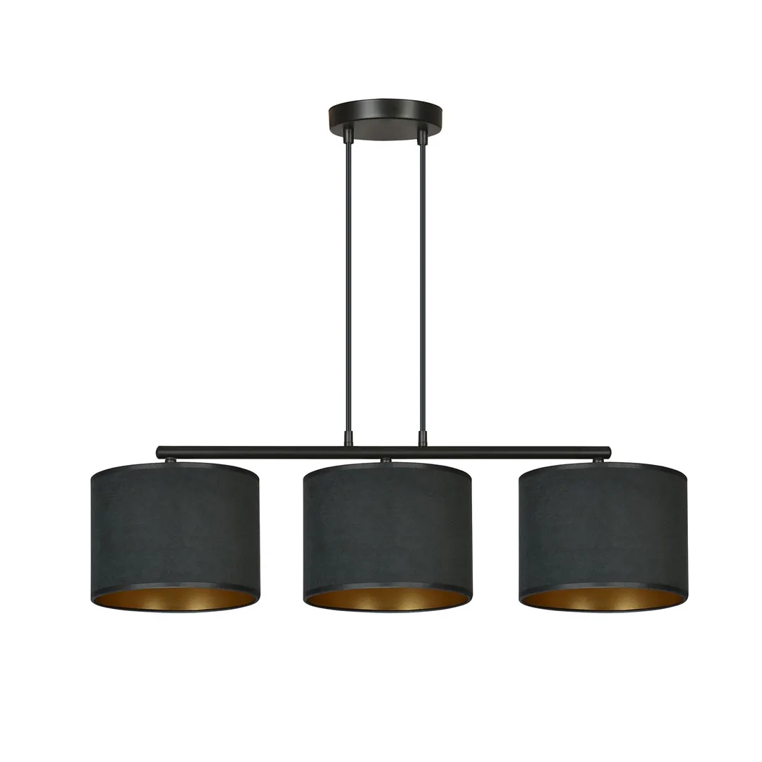 Lampa wisząca HILDE 3 czarny