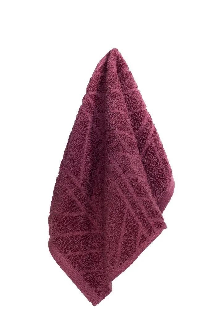 Ręcznik frotte RELIEF 30x50 gramatura 500 różowy Ręcznik, Ręcznik kąpielowy, Odzież, Szalik