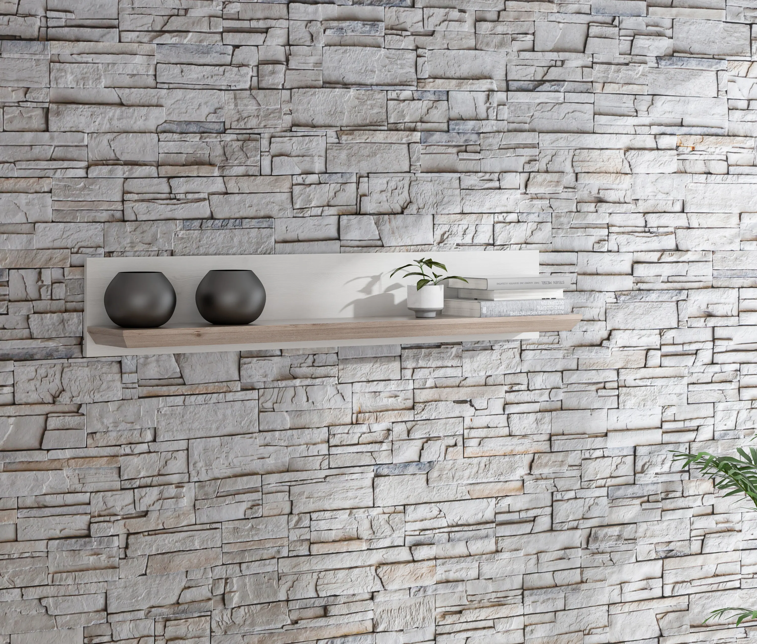 Półka wisząca ILOPPA Dąb Nelson TIQB02-J99 FORTE - TIQB02-J99