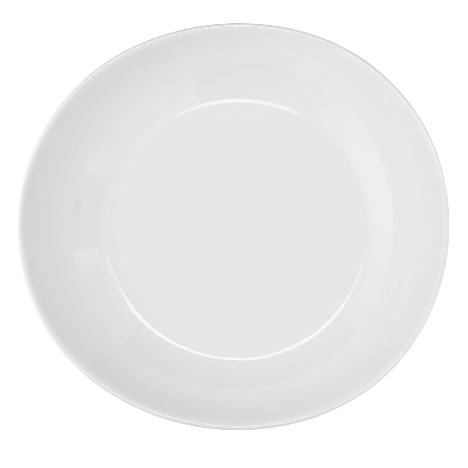 talerz, biały, porcelana, okrągły, płaski