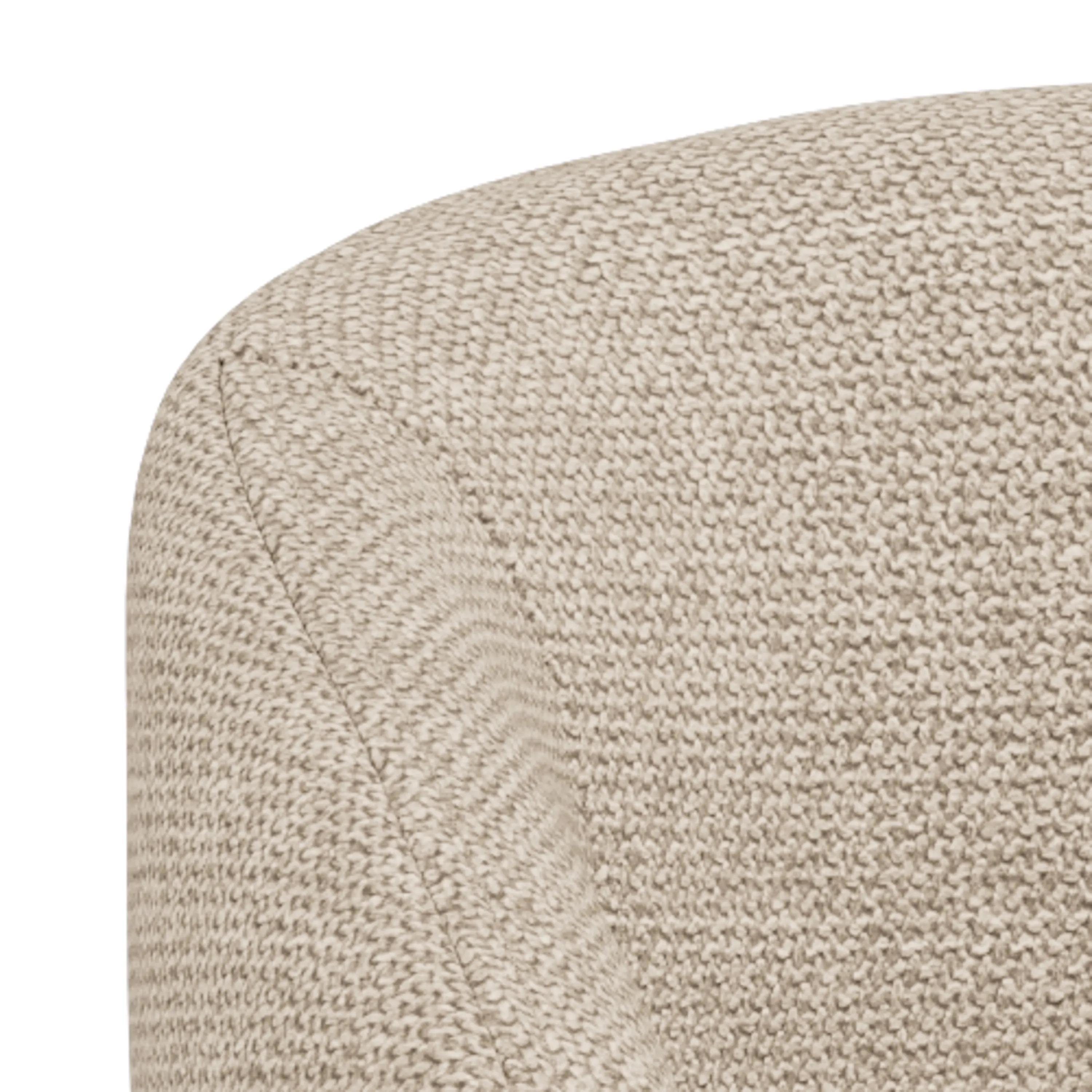 sofa, beige, knit, fabric, armrest