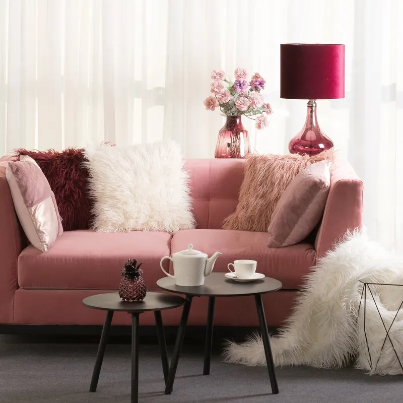 POSZEWKA ENYA 45X45 CM BORDOWY - EU_353273