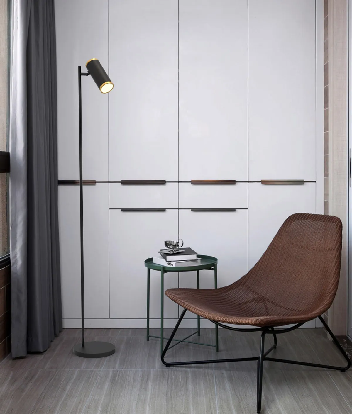 TOULOUSE - Lampa podłogowa pojedyncza (Ściemniacz nożny) - 3003-104