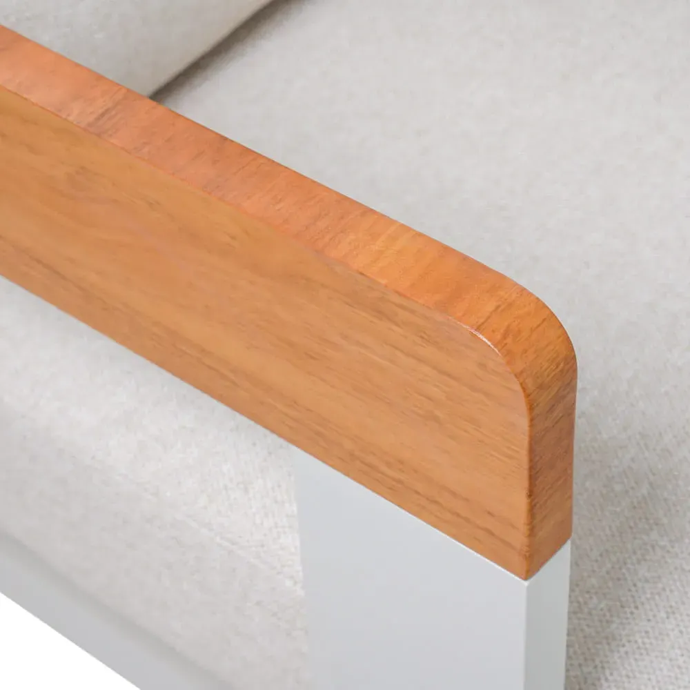 Zestaw ogrodowy MOLTO CS sofa + 2 fotele + stolik kawowy beżowy — zdjęcie 10