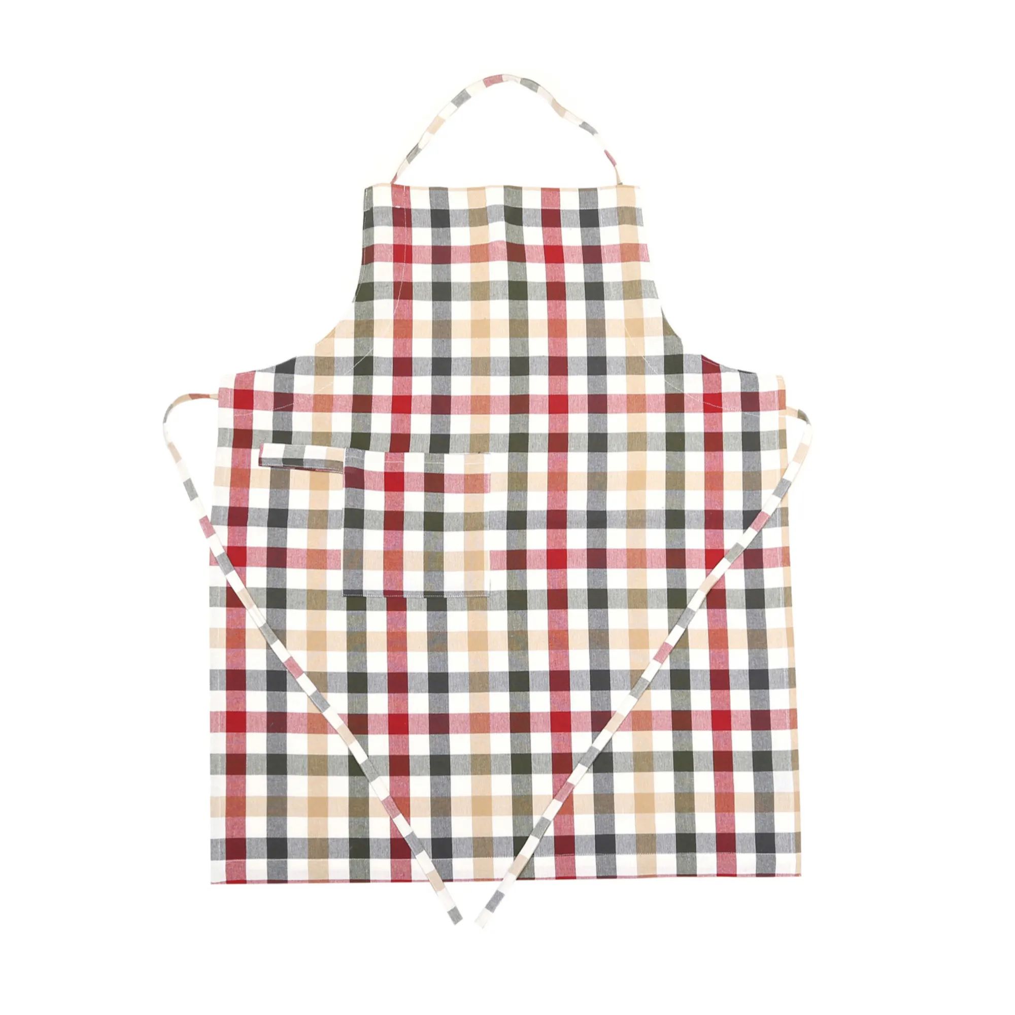 image fartuch, kratka, w kratkę, kuchenny, bawełniany