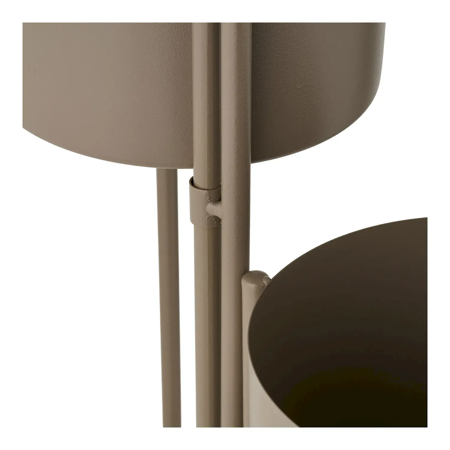 Doniczka stalowa potrójna FLOWERPOT 22,5x23x75,5 cm brązowa - 4451305