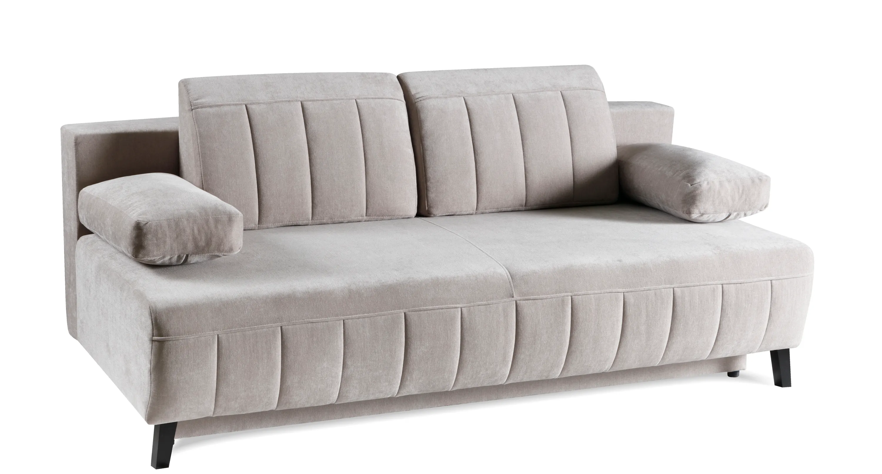 Sofa rozkładana z pojemnikiem ARUNA WIND 200 cm jasnoszara Sofa rozkładana z pojemnikiem ARUNA WIND 200 cm jasnoszara