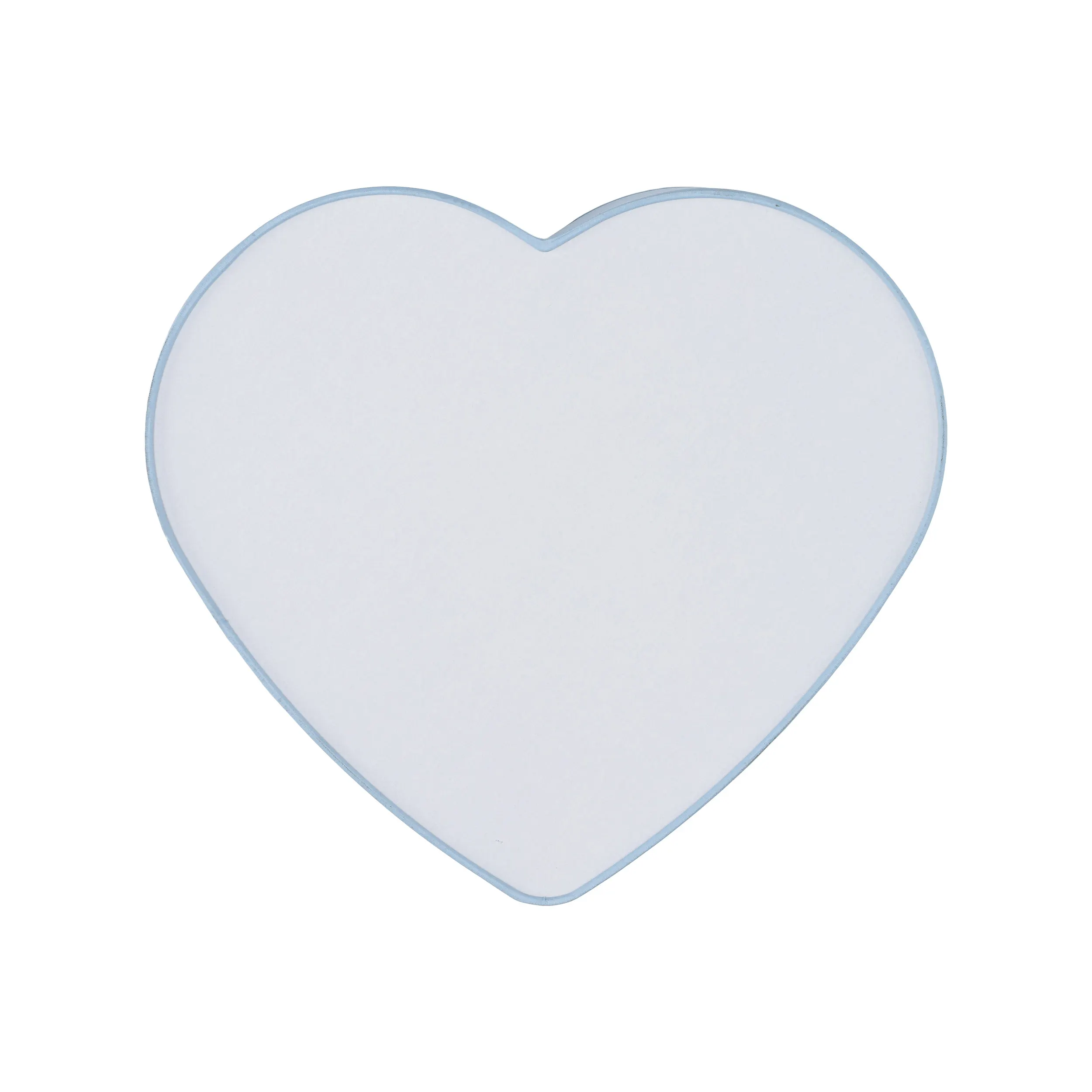 Kinkiet HEART niebieski z bialym kloszem w kształcie serca 42x38x13cm - TK_5924