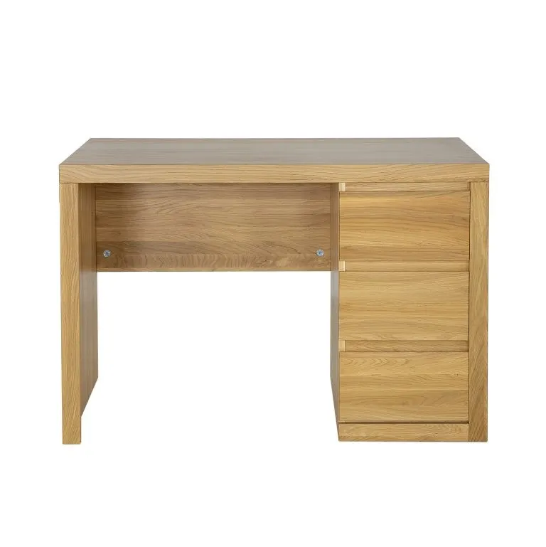 Biurko dębowe BR303 Naturalny DREWMAX — zdjęcie 4