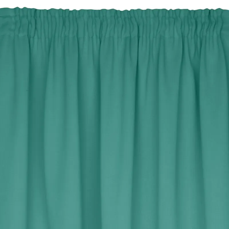 ZASŁONA GOTOWA LOGAN NA TAŚMIE 135X270 CM TURKUSOWY - EU_350462