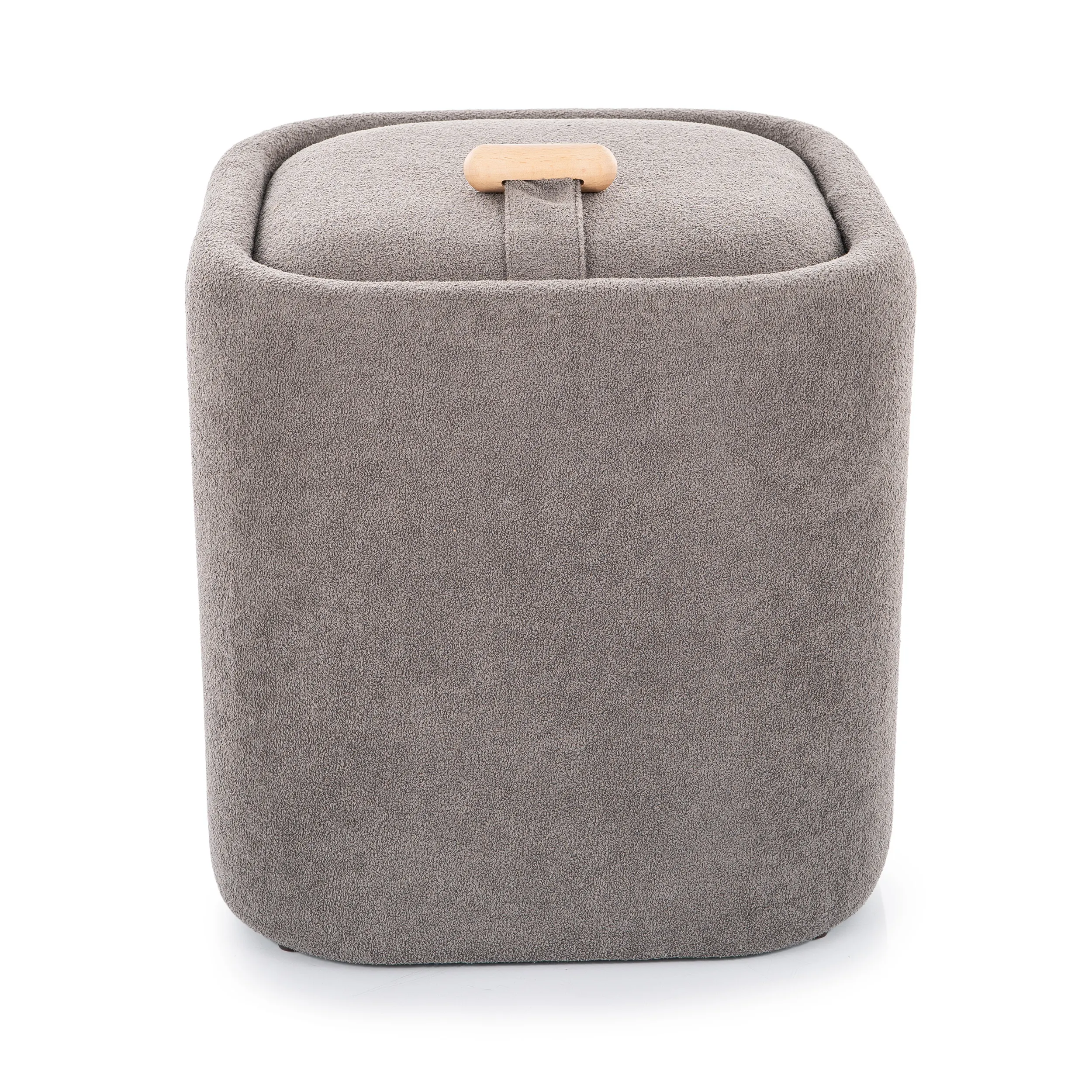 Puf z pojemnikiem NAP 37x37 szary - NAPSZ