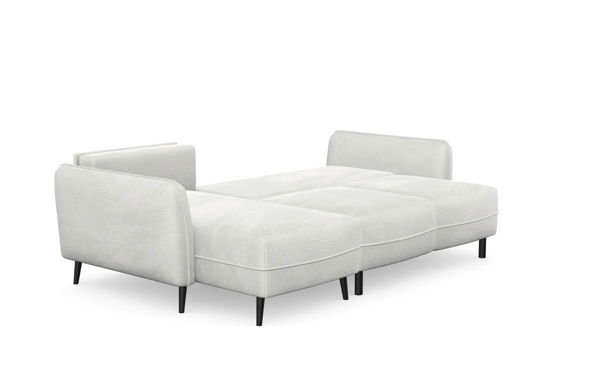 Narożnik z funkcją spania ELEGY lewostronny - tkanina Abramo 08 - kremowy - ELEGY_NAR_ABRIAMO04_L