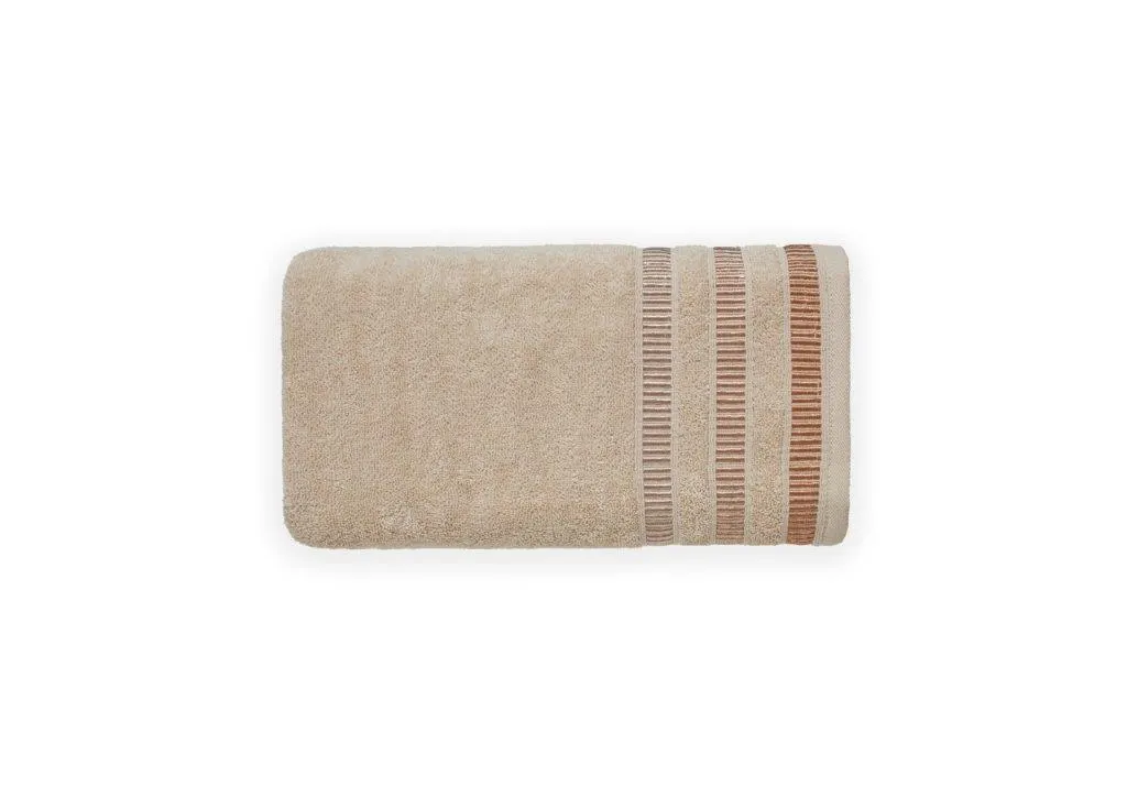 Ręcznik frotte SAGITTA 50x90 gramatura 500 caffe latte Ręcznik kąpielowy, Ręcznik, Wystrój domu