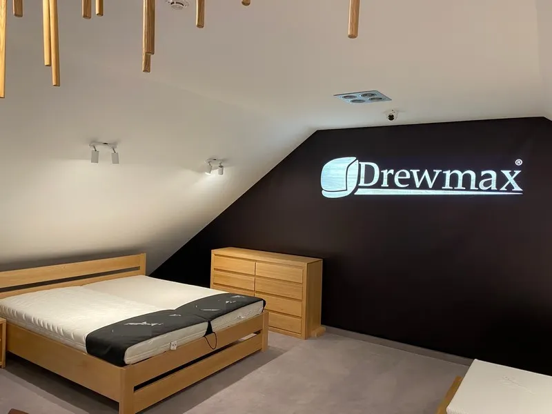 Łóżko bukowe LK198 Surowy nielakierowany 80x200 DREWMAX