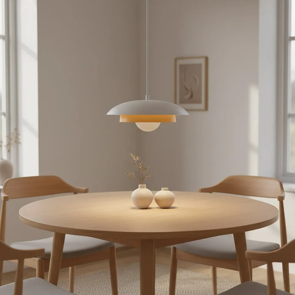 Lampa sufitowa metalowa SKIN 1 WH pomarańczowa — zdjęcie 4