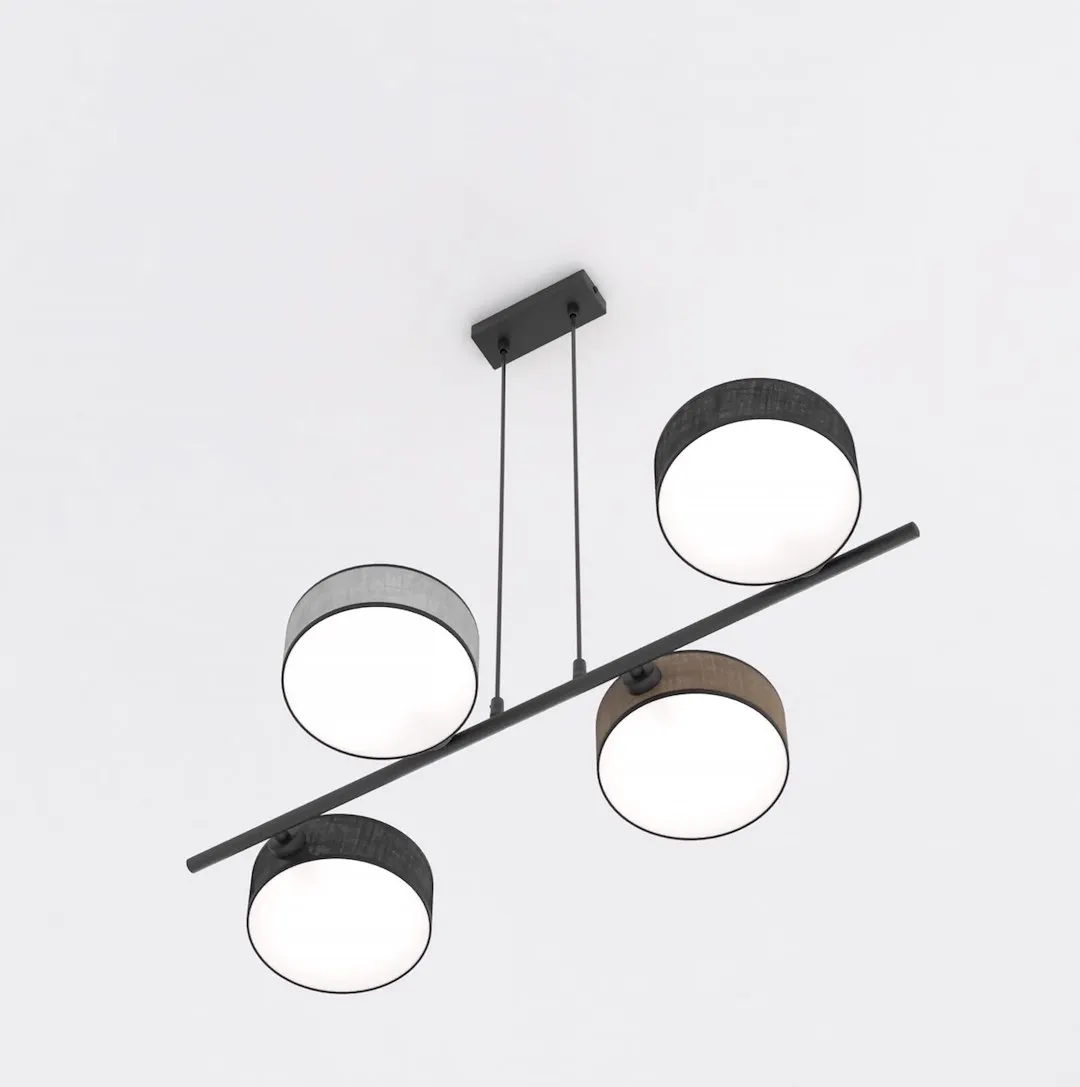 Lampa wisząca DRUMZ 4 MIX1 abażur wielokolorowy — zdjęcie 4