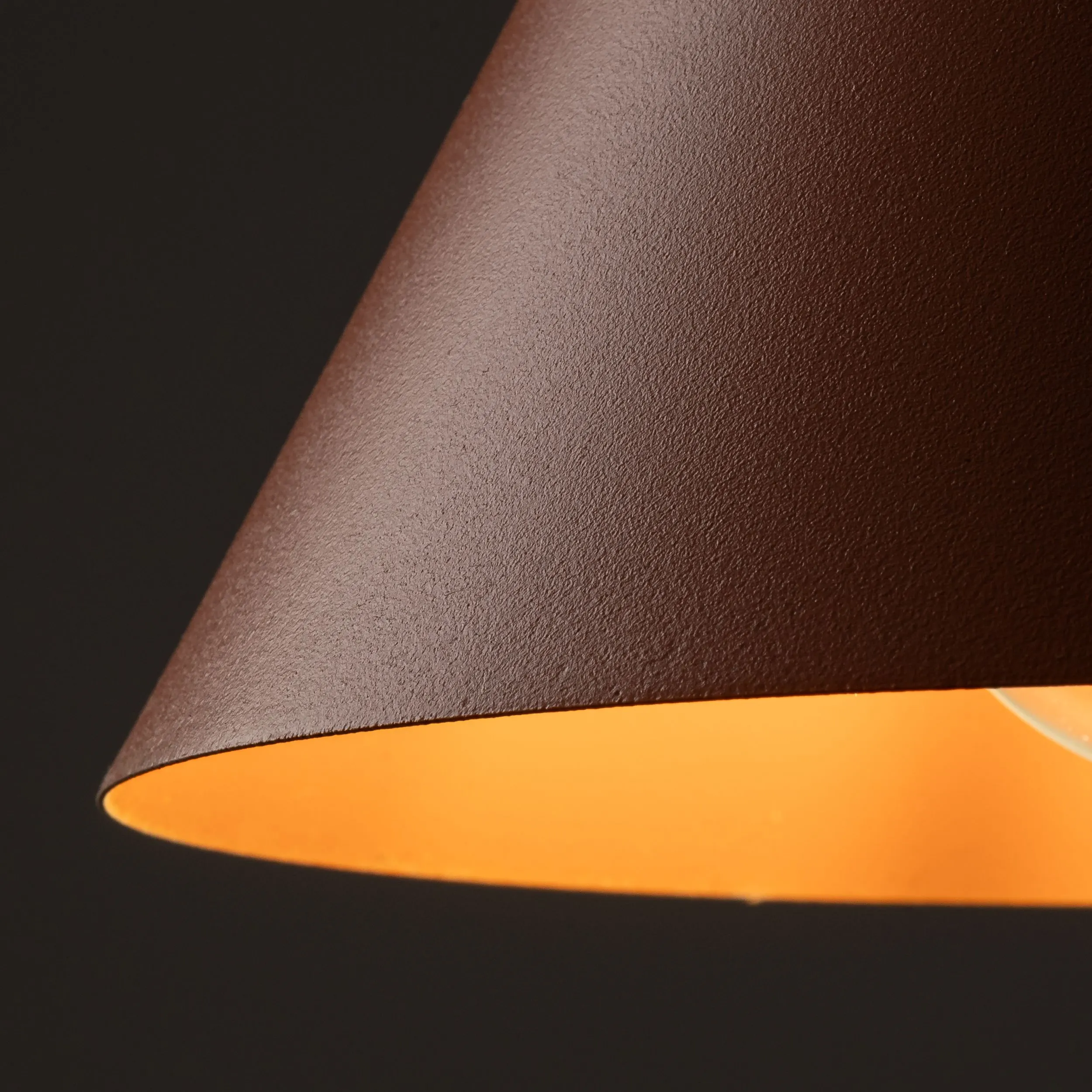 Lampa wisząca CONO ceglana 140x19cm - TK_10076