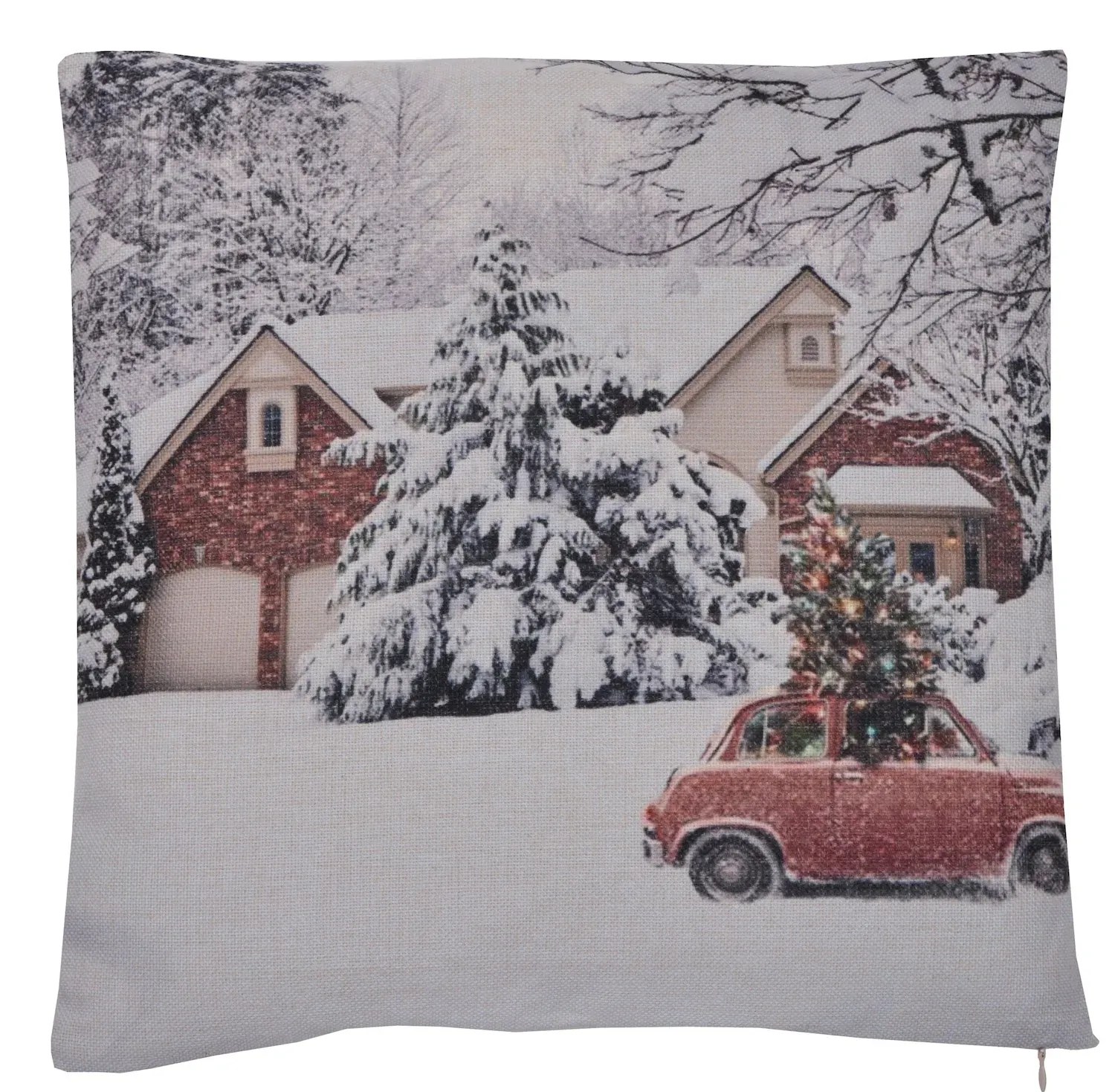 Poduszka świąteczna 45x45 z nadrukiem 532 wielokolorowa