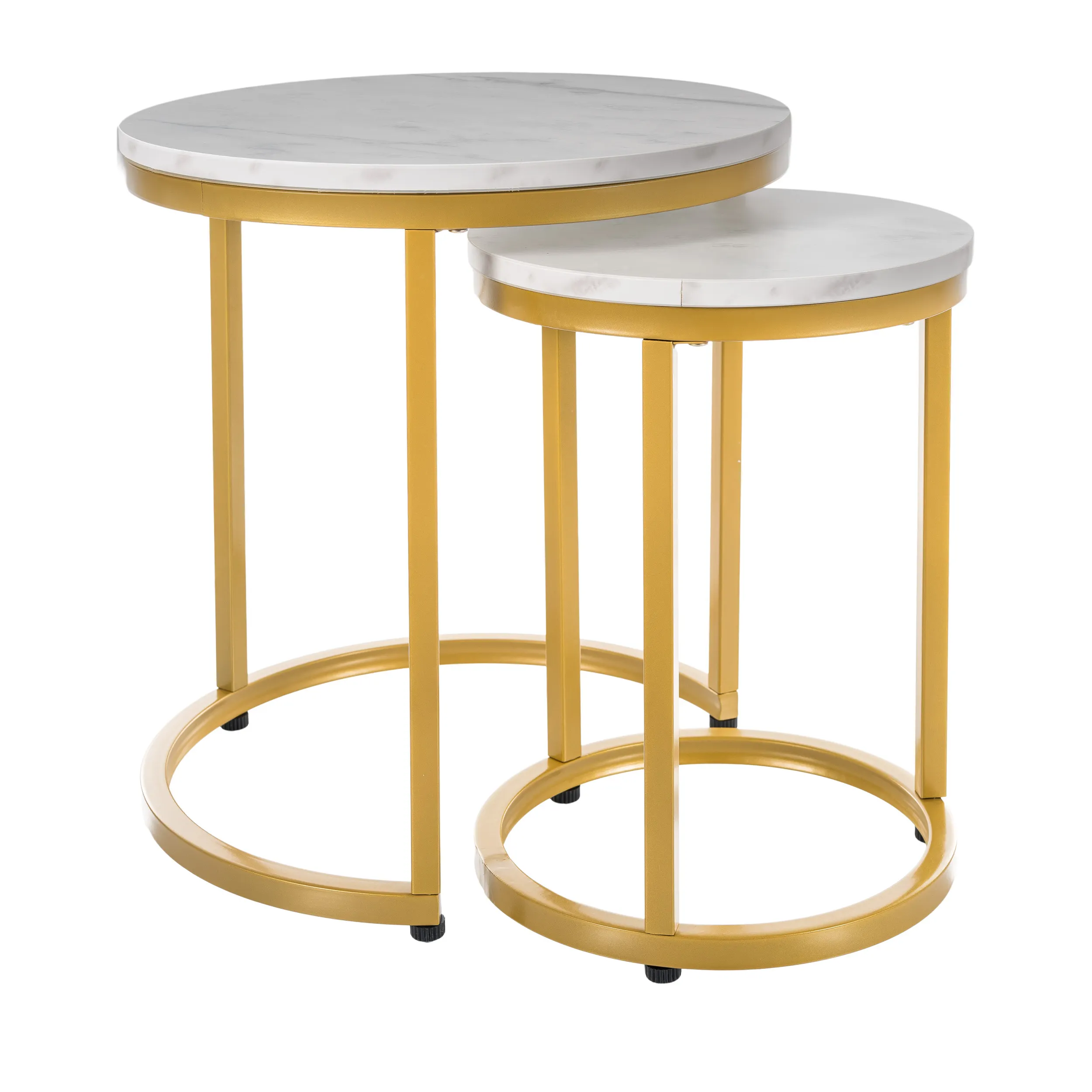 ŁAWA HOLA BIAŁY EFEKT MARMURU/ZŁOTY (ZESTAW)